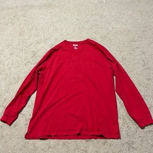 Mens long sleeve crew neck tee shirt